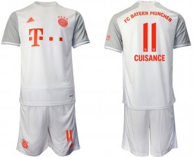 Wholesale Cheap Men 2020-2021 club Bayern Munchen away 11 white Soccer Jerseys