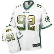 Wholesale Cheap Nike Packers #92 Reggie White White Men's Stitched NFL Elite Drift Fashion Jersey
