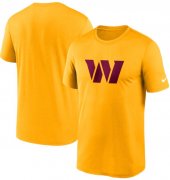Wholesale Cheap Men's Washington Commanders Nike Gold Essential Legend T Shirt