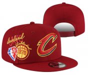 Wholesale Cheap Cleveland CavaliersStitched Snapback 75th Anniversary Hats 008