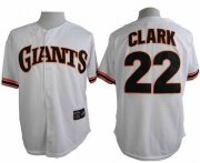 Wholesale Cheap Giants #22 Will Clark White 1989 Turn Back The Clock Stitched MLB Jersey