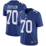 Wholesale Cheap Nike Giants #70 Kevin Zeitler Royal Blue Team Color Men's Stitched NFL Vapor Untouchable Limited Jersey