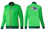 Wholesale Cheap NFL New England Patriots Team Logo Jacket Green