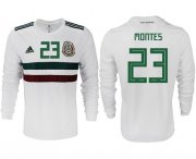 Wholesale Cheap Mexico #23 Montes Away Long Sleeves Soccer Country Jersey