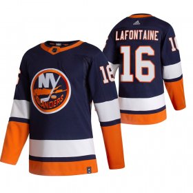Wholesale Cheap New York Islanders #16 Andrew Ladd Navy Blue Men\'s Adidas 2020-21 Reverse Retro Alternate NHL Jersey