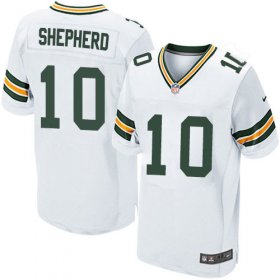 Wholesale Cheap Nike Packers #10 Darrius Shepherd White Men\'s Stitched NFL New Elite Jersey