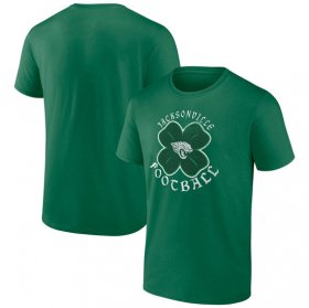 Wholesale Cheap Men\'s Jacksonville Jaguars Kelly Green St. Patrick\'s Day Celtic T-Shirt