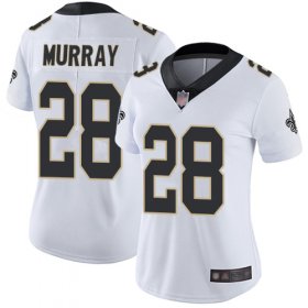 Wholesale Cheap Nike Saints #28 Latavius Murray White Women\'s Stitched NFL Vapor Untouchable Limited Jersey