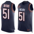 Wholesale Cheap Nike Bears #51 Dick Butkus Navy Blue Team Color Men's Stitched NFL Limited Tank Top Jersey