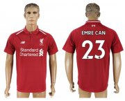 Wholesale Cheap Liverpool #23 Emre Can Red Home Soccer Club Jersey