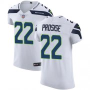 Wholesale Cheap Nike Seahawks #22 C. J. Prosise White Men's Stitched NFL Vapor Untouchable Elite Jersey