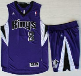 Wholesale Cheap Sacramento Kings #8 Rudy Gay Purple Revolution 30 Swingman Suits