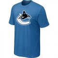 Wholesale Cheap Vancouver Canucks Big & Tall Logo Indigo Blue NHL T-Shirt