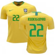 Wholesale Cheap Brazil #22 Rodriguinho Home Soccer Country Jersey