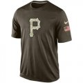 Wholesale Cheap Men's Pittsburgh Pirates Salute To Service Nike Dri-FIT T-Shirt