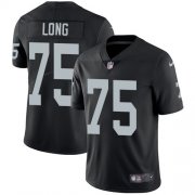 Wholesale Cheap Nike Raiders #75 Howie Long Black Team Color Men's Stitched NFL Vapor Untouchable Limited Jersey