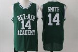 Wholesale Cheap Bel-Air 14 Smith Green Stitched Basketball Jersey