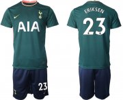 Wholesale Cheap Men 2020-2021 club Tottenham Hotspur away 23 green Soccer Jerseys