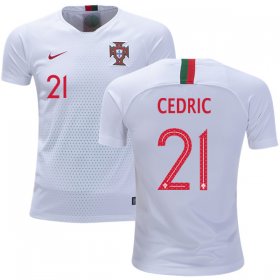 Wholesale Cheap Portugal #21 Cedric Away Kid Soccer Country Jersey