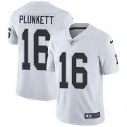 Wholesale Cheap Nike Raiders #16 Jim Plunkett White Youth Stitched NFL Vapor Untouchable Limited Jersey