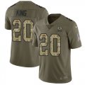 Wholesale Cheap Nike Packers #20 Kevin King Olive/Camo Men's Stitched NFL Limited 2017 Salute To Service Jersey