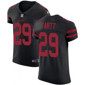Wholesale Cheap Nike 49ers #29 Jaquiski Tartt Black Alternate Men\'s Stitched NFL Vapor Untouchable Elite Jersey