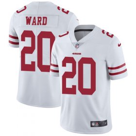 Wholesale Cheap Nike 49ers #20 Jimmie Ward White Men\'s Stitched NFL Vapor Untouchable Limited Jersey