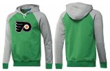 Wholesale Cheap Philadelphia Flyers Pullover Hoodie Green & Grey