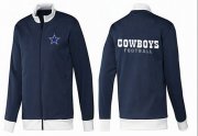Wholesale Cheap NFL Dallas Cowboys Authentic Jacket Dark Blue_2