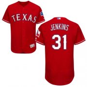 Wholesale Cheap Rangers #31 Ferguson Jenkins Red Flexbase Authentic Collection Stitched MLB Jersey