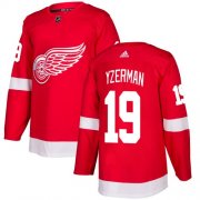 Wholesale Cheap Adidas Red Wings #19 Steve Yzerman Red Home Authentic Stitched NHL Jersey