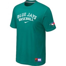 Wholesale Cheap Toronto Blue Jays Nike Short Sleeve Practice MLB T-Shirt Teal Green