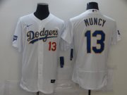 Wholesale Cheap Men Los Angeles Dodgers 13 Muncy White Elite 2021 Nike MLB Jersey