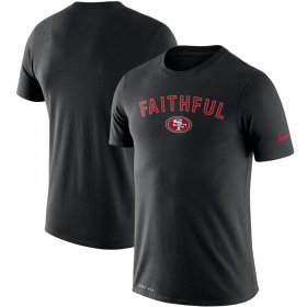 Wholesale Cheap San Francisco 49ers Nike Sideline Local Performance T-Shirt Black
