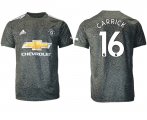 Wholesale Cheap Men 2020-2021 club Manchester United away aaa version 16 black Soccer Jerseys