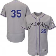Wholesale Cheap Rockies #35 Chad Bettis Grey Flexbase Authentic Collection Stitched MLB Jersey