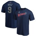 Wholesale Cheap National League #9 Javier Baez Majestic 2019 MLB All-Star Game Name & Number T-Shirt - Navy