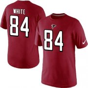 Wholesale Cheap Nike Atlanta Falcons #84 Roddy White Pride Name & Number NFL T-Shirt Red