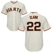 Wholesale Cheap Giants #22 Will Clark Cream Cool Base Stitched Youth MLB Jersey