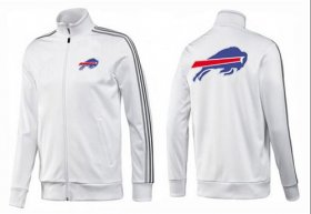 Wholesale Cheap NFL Buffalo Bills Team Logo Jacket White
