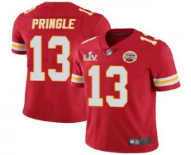 Wholesale Cheap Men\'s Kansas City Chiefs #13 Byron Pringle Red 2021 Super Bowl LV Limited Stitched NFL Jersey