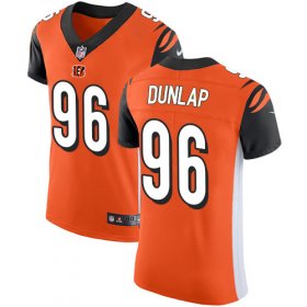 Wholesale Cheap Nike Bengals #96 Carlos Dunlap Orange Alternate Men\'s Stitched NFL Vapor Untouchable Elite Jersey