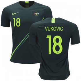 Wholesale Cheap Australia #18 Vukovic Away Soccer Country Jersey