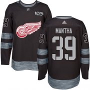 Wholesale Cheap Adidas Red Wings #39 Anthony Mantha Black 1917-2017 100th Anniversary Stitched NHL Jersey