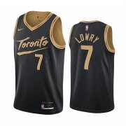 Wholesale Cheap Nike Raptors #7 Kyle Lowry Black NBA Swingman 2020-21 City Edition Jersey