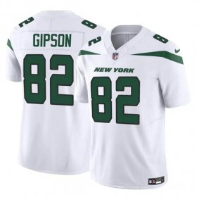 Cheap Men\'s New York Jets #82 Xavier Gipson 2023 F.U.S.E. White Vapor Untouchable Limited Football Stitched Jersey
