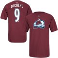 Wholesale Cheap Colorado Avalanche #9 Matt Duchene Reebok Name & Number T-Shirt Burgundy