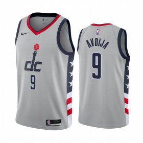 Wholesale Cheap Nike Wizards #9 Deni Avdija Gray NBA Swingman 2020-21 City Edition Jersey