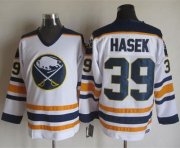 Wholesale Cheap Sabres #39 Dominik Hasek White CCM Throwback Stitched NHL Jersey