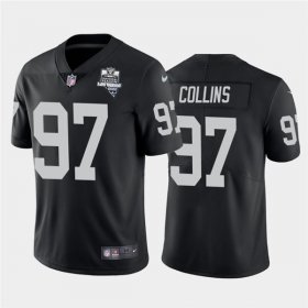 Wholesale Cheap Nike Las Vegas Raiders 97 Maliek Collins Black 2020 Inaugural Season Vapor Untouchable Limited Jersey